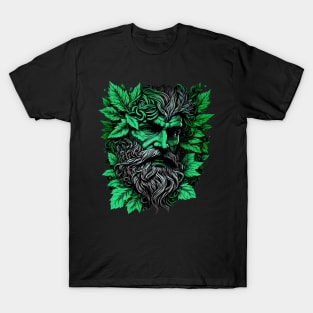 Jack Of The Wood Traditional Pagan Celtic Greenman T-Shirt